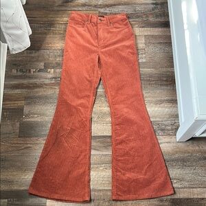 LEE BRAND Corduroy Flare Jeans Literally